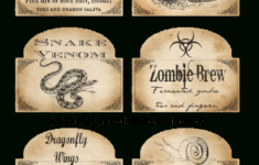 Free Printable Halloween Poison Bottle Labels - Printable Party Favors inside Free Printable Poison Labels