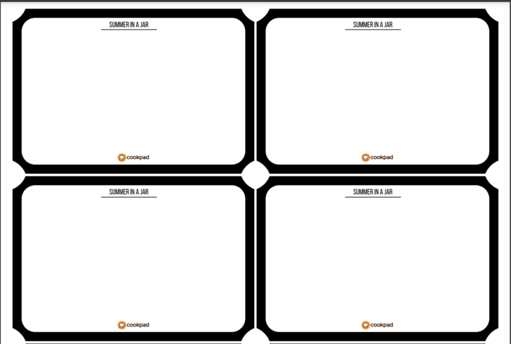 Free Printable Jam Jar Labels