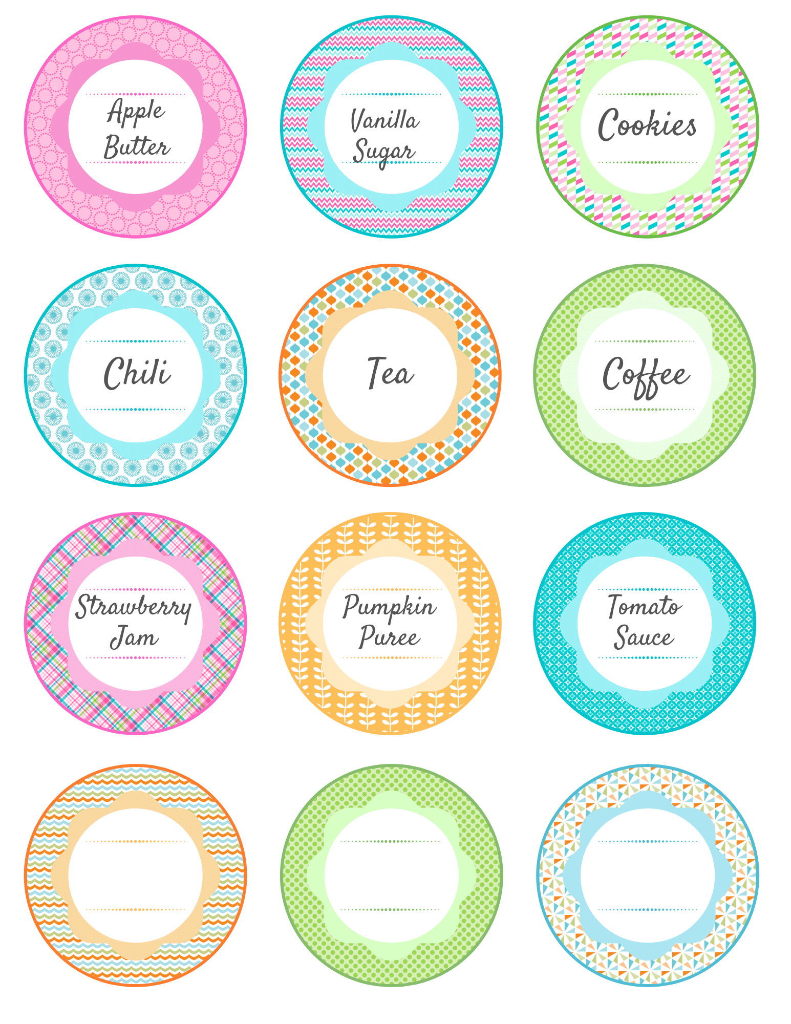 Free Printable Mason Jar Labels - Jill Goes regarding Mason Jar Labels Printable