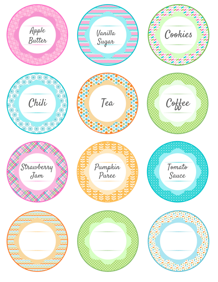 Free Printable Mason Jar Labels