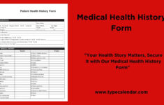 Free Printable Medical Health History Form Templates [Pdf] Example in Free Printable Medical Office Forms