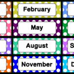Free Printable Month Labels   Printable Party Favors Inside Month Labels Printable Free