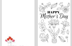 Free Printable Mother'S Day Cards To Color And More For Kids for Free Printable Mother'S Day Cards For Daughter