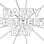 Free Printable Mother'S Day Coloring Pages   Paper Trail Design For Free Printable Happy Mothers Day Coloring Pages