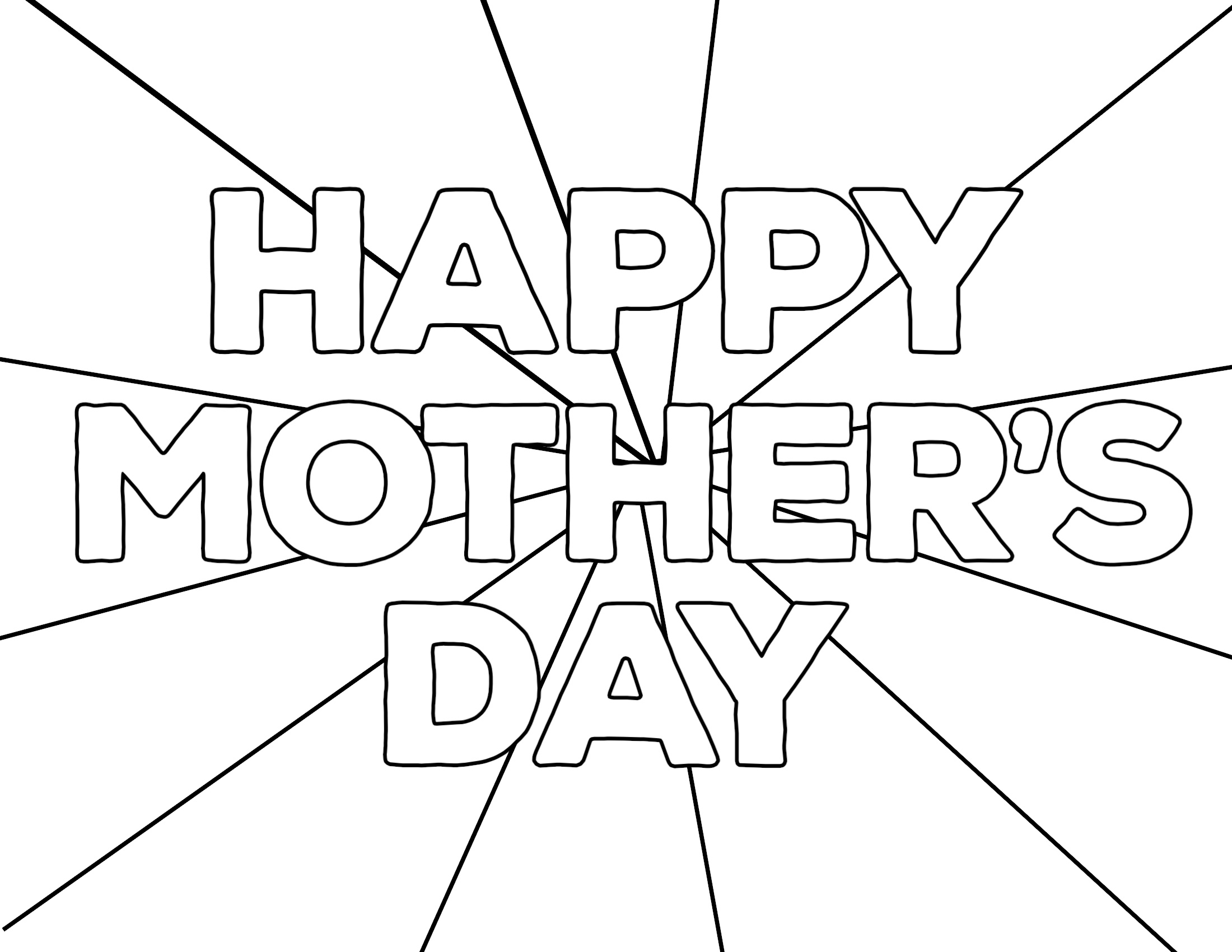Free Printable Mother&amp;#039;S Day Coloring Pages - Paper Trail Design for Free Printable Happy Mothers Day Coloring Pages