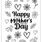 Free Printable Mother'S Day Colouring Card | Finding Myself Young With Regard To Free Printable Happy Mothers Day Coloring Pages