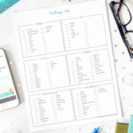 Free Printable Packing List For Organized Travel And Vacation In Free Printable Travel Packing Checklist