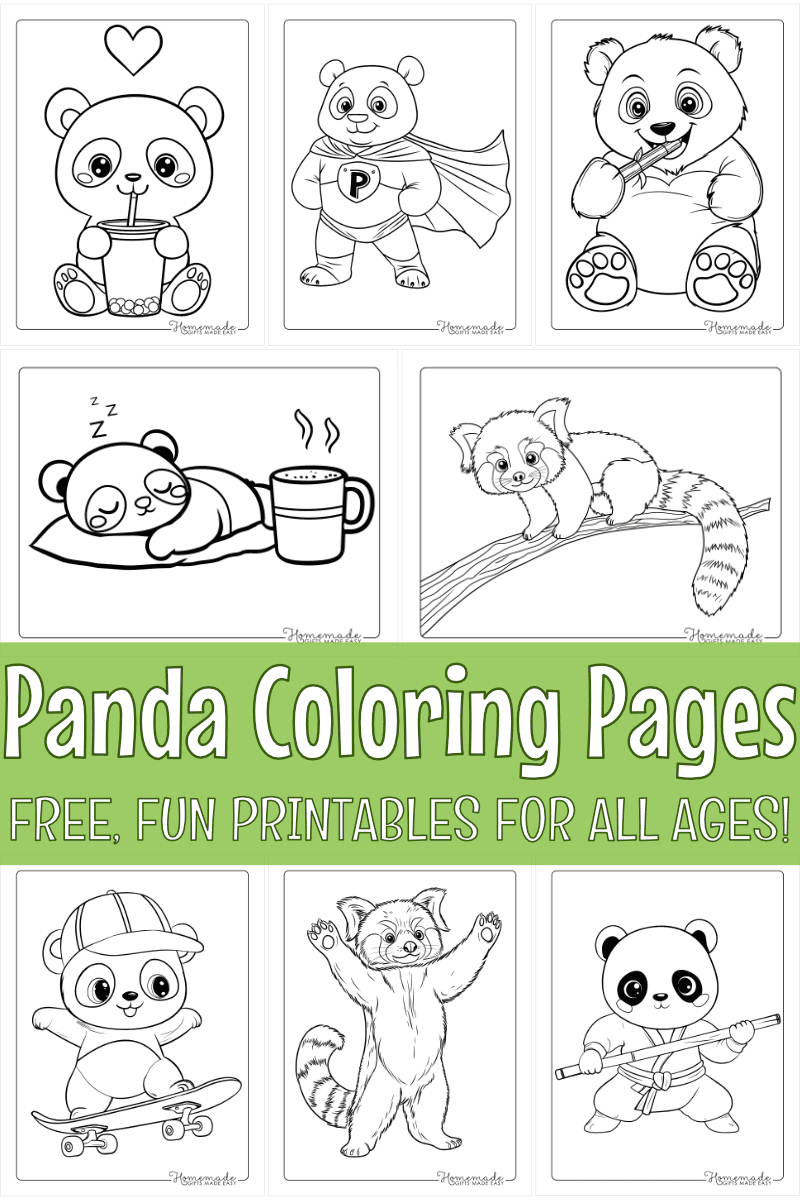 Free Printable Panda Coloring Pages For Kids in Free Printable Coloring Pages Of Pandas