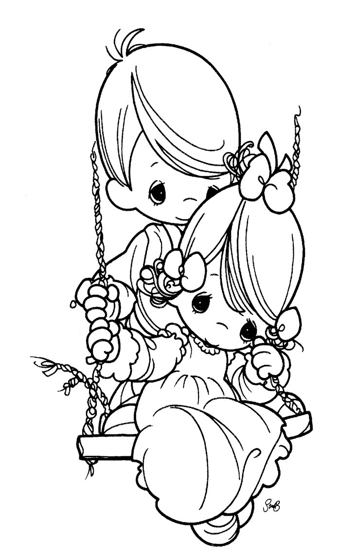 Free Printable Precious Moments Coloring Pages For Kids intended for Free Printable Coloring Pages Precious Moments
