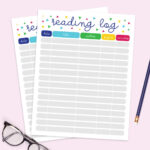 Free Printable Reading Log   Pineapple Paper Co. Throughout Free Printable Reading Log For Adults