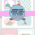 Free Printable School Labels: 50 Super Cute Designs! Intended For Printable Label Stickers For Kids