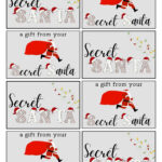 Free Printable Secret Santa Gift Tags Pertaining To Printable Secret Santa Labels