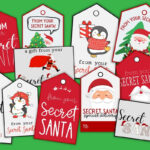 Free Printable Secret Santa Gift Tags Regarding Secret Santa Labels Free Printable