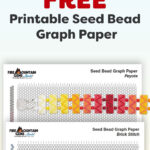 Free Printable Seed Bead Graph Paper With Regard To Free Printable Printable Beading Graph Paper