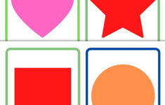 Free Printable Shape Flashcards For Toddlers intended for Free Printable Shapes For Preschool