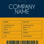 Free Printable Shipping Label Templates Within Free Printable Shipping Label Template