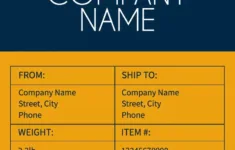 Free Printable Shipping Label Templates within Free Printable Shipping Label Template