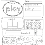 Free Printable Sight Words For Kindergarten   Printable Party Favors With Regard To Free Printable Kindergarten Worksheets Sight Words
