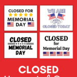 Free Printable Sign Closed Memorial Day   Making Frugal Fun Inside Free Printable Memorial Day Closed Signs