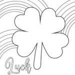 Free Printable St. Patrick'S Day Coloring Sheets   Paper Trail Design Regarding Free Printable Shamrock Coloring Pages