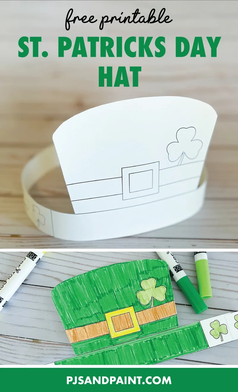 Free Printable St. Patrick&amp;#039;S Day Hat - Pjs And Paint with Free Printable St Patrick Day