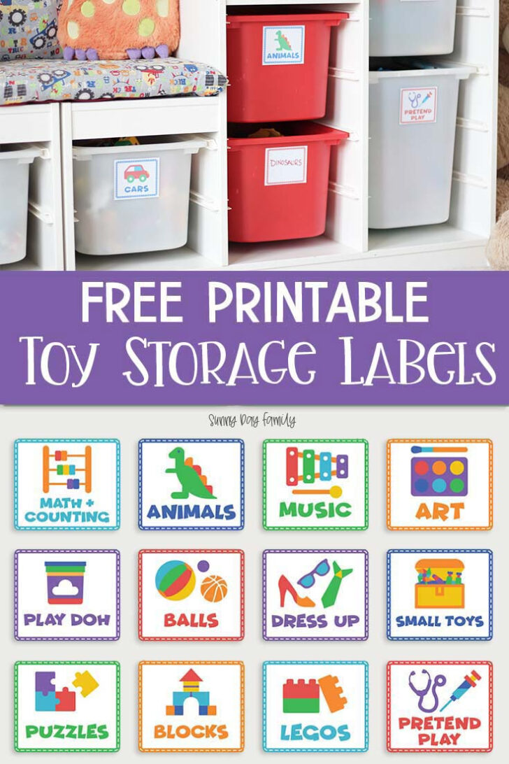 Toy Labels Printable Free