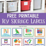 Free Printable Toy Storage Labels & Toy Organizing Tips | Sunny Within Toy Storage Labels Printable Free