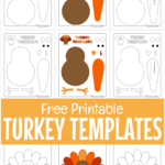 Free Printable Turkey Templates For Thanksgiving Crafts Within Free Printable Template Of A Turkey