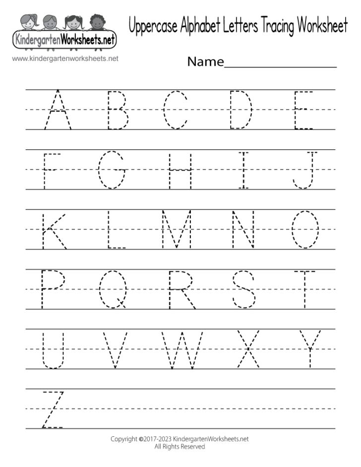 Free Printable Writing Worksheets Kindergarten