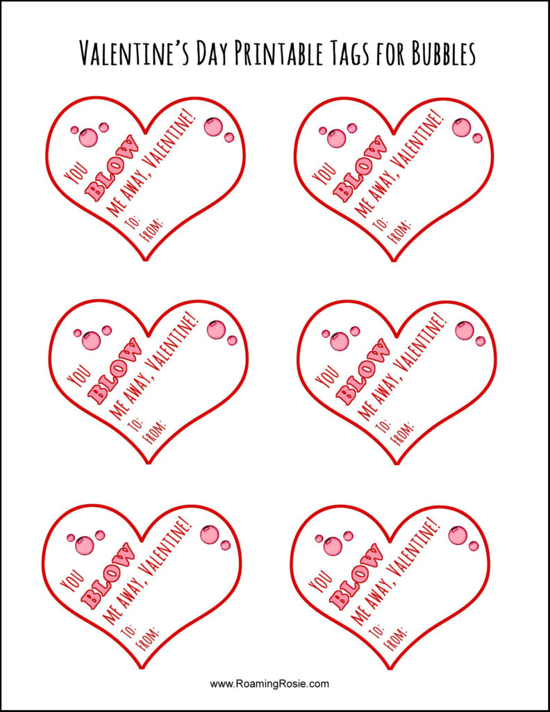 Free Printable Valentine Labels - Printable Party Favors with regard to Valentine&amp;#039;S Day Label Printable