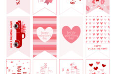 Free Printable Valentines Day Name Tags - Printable Party Favors in Valentine Labels Free Printable