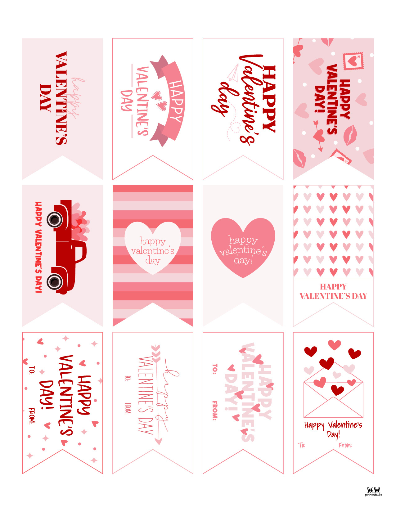 Free Printable Valentines Day Name Tags - Printable Party Favors in Valentine Labels Free Printable