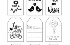 Free Printable Valentines Gift Tags with Free Printable Valentine Gift Tags