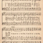 Free Printable Vintage Christmas Sheet Music Hymns • Rose Clearfield Intended For Free Printable Christmas Sheet Music