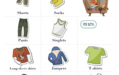 Free Printable: Wardrobe Labels For Kids - Mums At The Table regarding Free Printable Clothing Drawer Labels