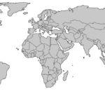 Free Printable World Map With Countries Template In Pdf Pertaining To Free Printable Black And White World Map With Countries Labeled