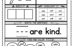 Free Printable You Sight Word Practice Worksheet – Simple Mom Project inside Free Printable Kindergarten Sight Word Worksheets