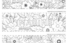 Free Printables} Read + Grow Coloring Bookmarks For Back-To-School inside Free Printable Bookmarks For Students