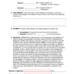 Free Release Of Liability (Waiver) Forms (14)   Pdf | Word – Eforms With Free Printable Liability Waiver Form