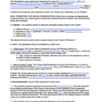 Free Rental / Lease Agreement Templates | Pdf | Word For Free Printable Rental Agreement Forms