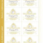 Free Return Address Label Template For Google Docs With Regard To Free Printable Return Address Labels