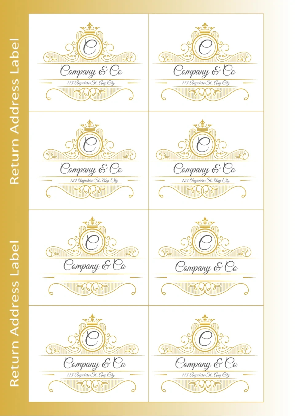 Free Return Address Label Template For Google Docs with regard to Free Printable Return Address Labels