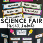 Free Science Fair Project Labels Inside Free Printable Printable Science Fair Labels