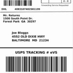 Free Shipping Label Template – Letter Example Template Within Label Templates Free Printable 4X6