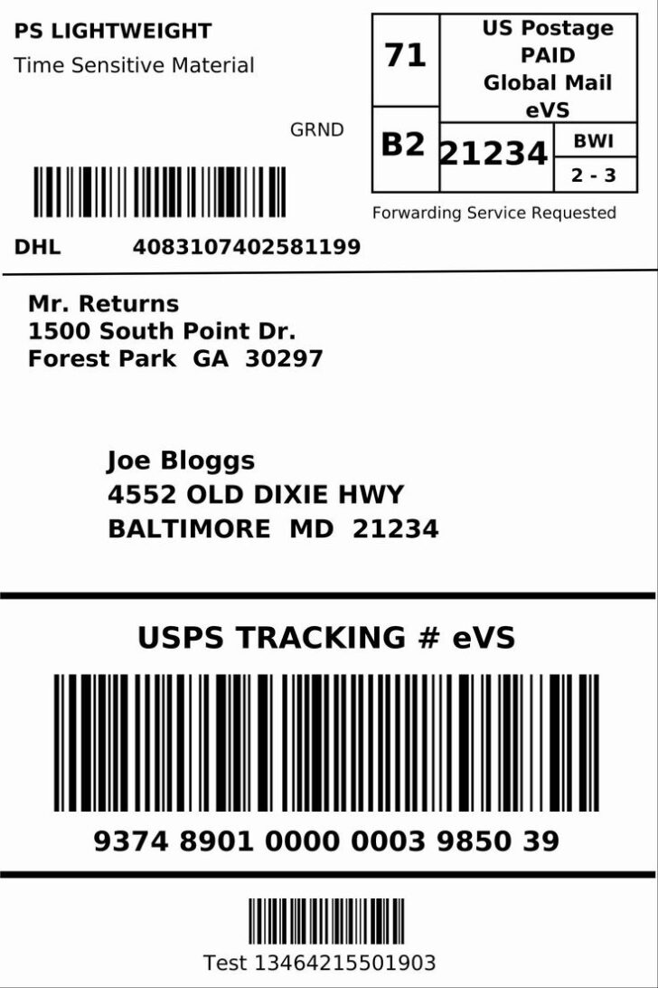 Label Templates Free Printable 4×6