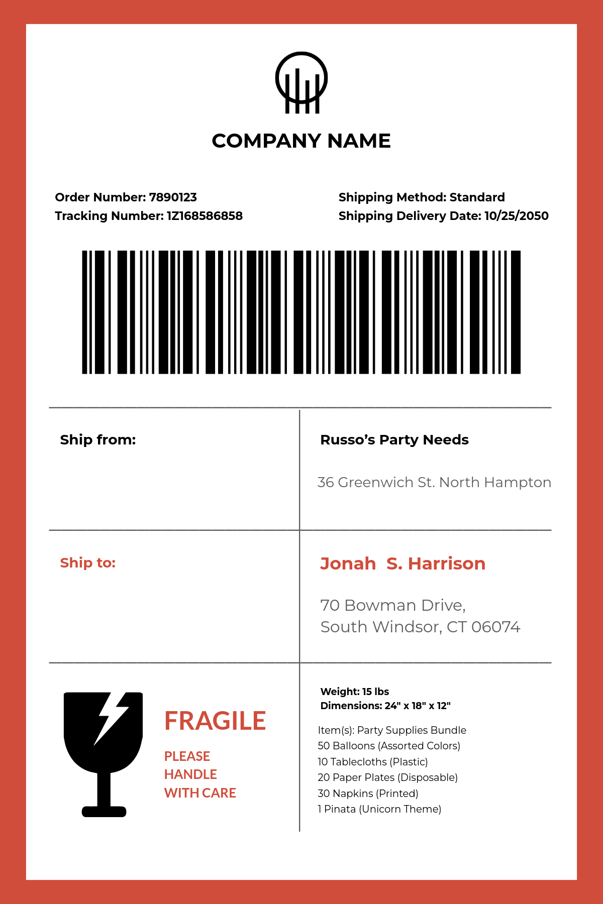 Free Shipping Label Templates, Editable And Printable intended for Free Shipping Labels Printable