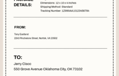 Free Shipping Label Templates, Editable And Printable with regard to Printable Shipping Label Template Free