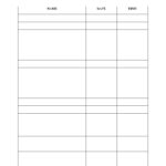 Free Sign In/Up Sheet Templates | Pdf | Cocosign Within Free Printable Sign In Sheet Template