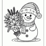 Free Snowman Coloring Pages | Abcmouse With Free Printable Images Of Snowmen