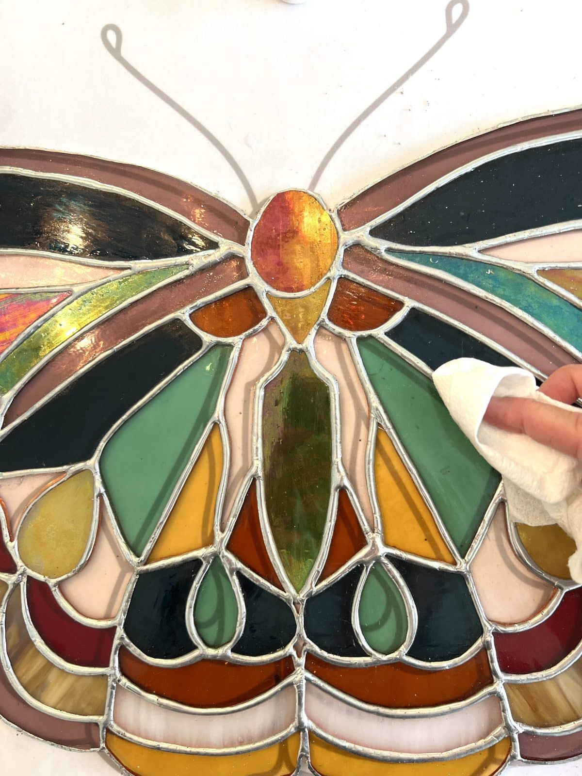 Free Stained Glass Butterfly Pattern - The Handmade Home in Free Printable Stained Glass Butterfly Patterns